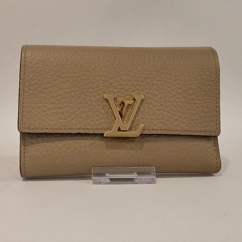 Louis Vuitton M62159 Capucines Compact Wallet, Sieraden, Tassen en Uiterlijk, Portemonnees, Gebruikt