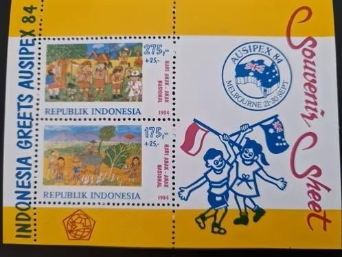 Indonesie 1984 - Int. Postzegeltenttonstelling AUSIPEX, Ophalen of Verzenden, Postfris, Zuidoost-Azië