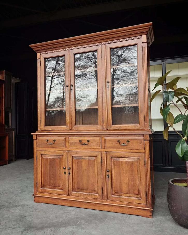 Oude Vintage Winkelkast | Buffetkast | Servieskast #2619, Antiek en Kunst, Antiek | Meubels | Kasten, Ophalen of Verzenden