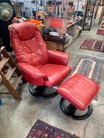 Fauteuil Hjort Knudsen lederen relax fauteuil, Huis en Inrichting, Ophalen of Verzenden
