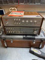 Philips 590 & 691 Vintage Stereo Set, Philips, Gebruikt, Tuner of Radio, Losse componenten
