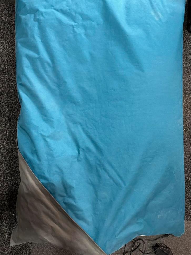 Grote Zitzak AFM 140x95cm, Huis en Inrichting, Zitzakken, Gebruikt, Zitzak, Blauw, Ophalen of Verzenden