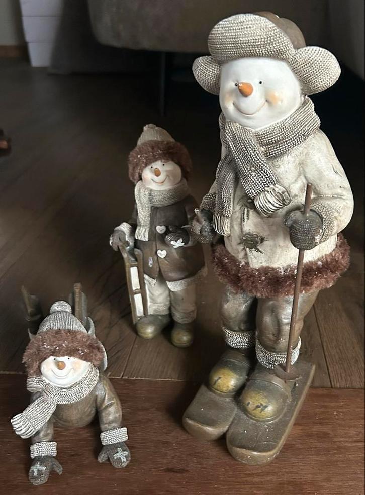 Wintersporters- Man + 2 Kinderen - Gaaf!, Huis en Inrichting, Woonaccessoires | Overige, Zo goed als nieuw, Ophalen of Verzenden