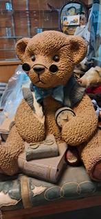 Teddybeer Beeld - Polyresin - Geleerde Beer, Ophalen