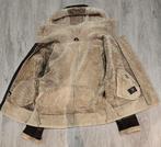Pall Mall / PME geschuurd leren shearling lammycoat (L), Maat 52/54 (L), Bruin, ., Pall Mall PME Legend