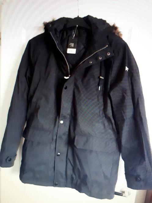 HEREN WINTER JAS + CAPUCHON NIEUW MT 56 VALT KLEIN UIT, Kleding | Heren, Jassen | Winter, Nieuw, Maat 56/58 (XL), Blauw, Ophalen of Verzenden