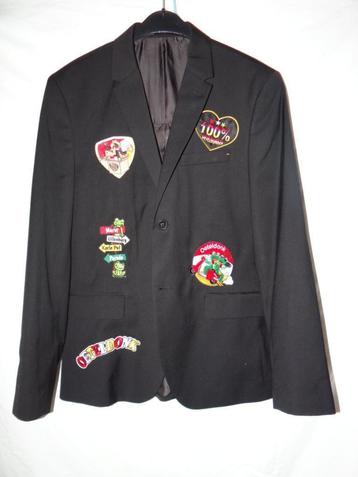 Leuk zwart OETELDONK/DEN BOSCH jas met emblemen (6) beschikbaar voor biedingen