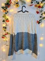 Super zachte vintage gestreepte aran trui, Kleding | Dames, Ophalen of Verzenden, Zo goed als nieuw, Maat 38/40 (M)