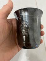 Zilveren Beker met Monogram, Antiek en Kunst, Antiek | Goud en Zilver, Ophalen of Verzenden, Zilver