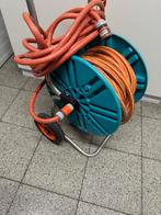 Gardena tuinslang 25 m, met haspel, Tuin en Terras, Ophalen, Zo goed als nieuw, Tuinslang