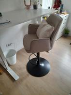 Mooie comfortable barkruk/bureaustoel te koop met draaipoot., Ophalen, Nieuw, 60 tot 90 cm