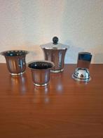 Rook artikelen. Verchroomde set. Vintage. Zeker 70 jaar oud, Antiek en Kunst, Ophalen of Verzenden
