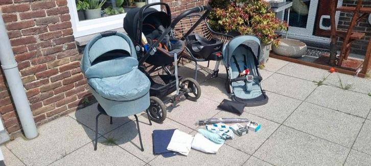 Hartan combiwagen met romer autostoel en isofix, Kinderen en Baby's, Kinderwagens en Combinaties, Zo goed als nieuw, Combiwagen