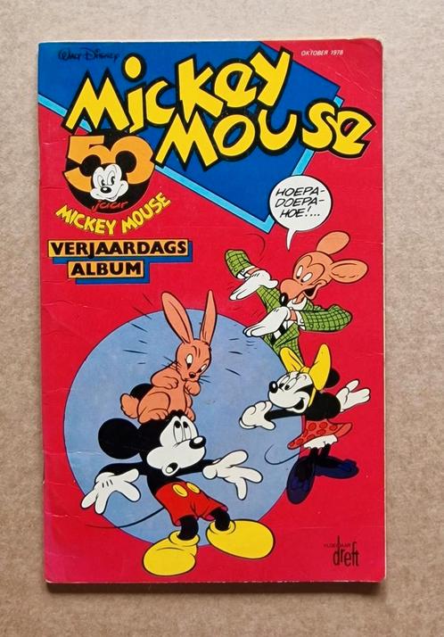 Mickey Mouse verjaardagsalbum Dreft okt 1978, Boeken, Stripboeken, Gelezen, Eén stripboek, Ophalen of Verzenden