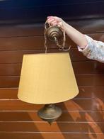 Antieke bronzen hanglamp, Ophalen, Gebruikt, Stof, 50 tot 75 cm