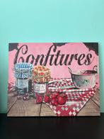 CANVAS - Foodart | Kunst | Jam | Aardbeien | Kersen, Antiek en Kunst, Ophalen of Verzenden