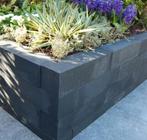 Muur blokken antraciet 15x15x60 of 12x12x60, Ophalen of Verzenden, Nieuw, Beton, Minder dan 100 cm