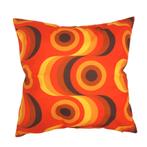 Retro kussenhoes Fonzy oranje | 45 x 45 cm, Huis en Inrichting, Nieuw, Oranje, Vierkant, Verzenden