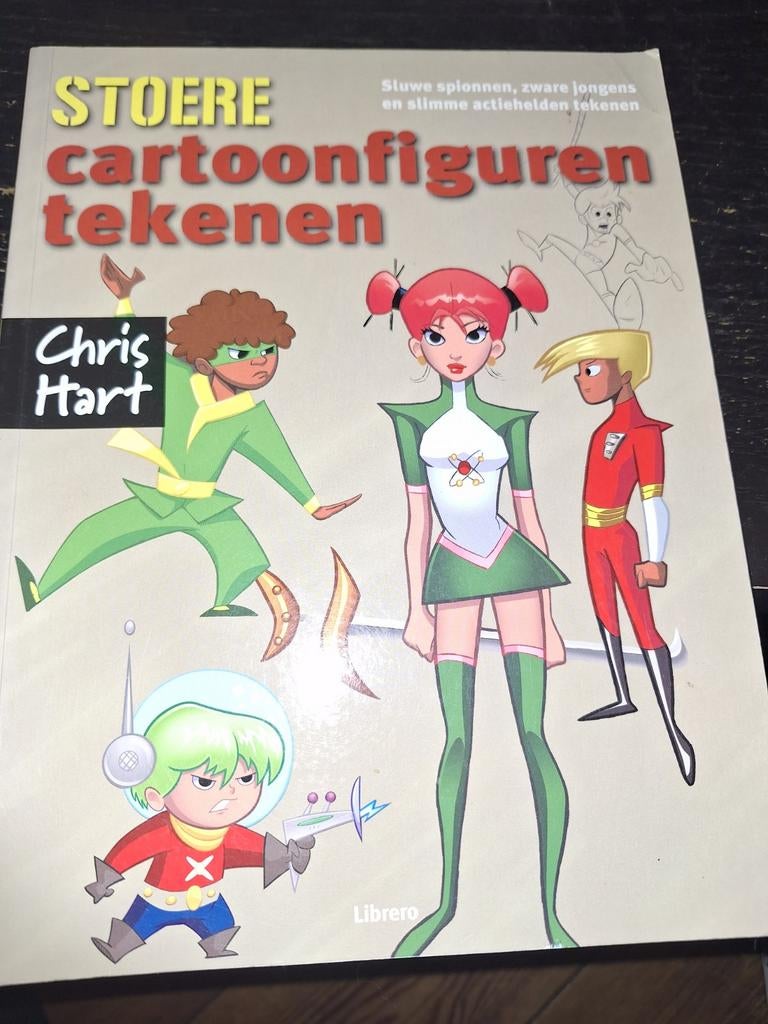 Stoere Cartoonfiguren tekenen, Boeken, Ophalen of Verzenden, Zo goed als nieuw, Tekenen en Schilderen