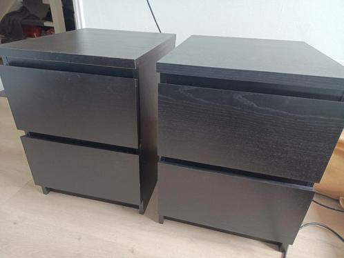 2 Ikea Malm nachtkasten, Huis en Inrichting, Kasten | Schoenenkasten, Gebruikt, Ophalen of Verzenden