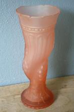 Roze glazen Art Nouveau vaas, Antiek en Kunst, Antiek | Glas en Kristal, Ophalen