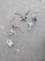 Diverse steiger koppelstukken, Ophalen of Verzenden, Gebruikt, Rolsteiger of Kamersteiger, Minder dan 2 meter