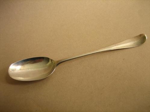 2. Antiek zilver lepel 18e eeuw Amsterdam, Antiek en Kunst, Antiek | Bestek, Ophalen of Verzenden