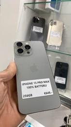 iPhone 15 Pro Max 256Gb 100% Batterij in topstaat!!, 256 GB, IPhone 15 Pro Max, Ophalen of Verzenden, Zo goed als nieuw