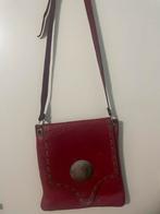 Rode leren schoudertas, Ophalen of Verzenden, Gebruikt, Rood, Schoudertasje