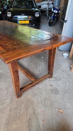 Vroeg antieke Franse kastanjehouten boeren tafel 210 cm, Ophalen