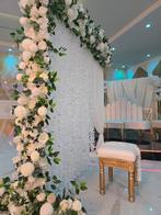 Nikah scheidingsmuur. Bloemen decoratie- veel keuze!, Hobby en Vrije tijd, Ophalen of Verzenden, Zo goed als nieuw, Geboorte of Huwelijk