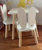 Petite amelie kindertafel met konijnenstoeltjes, Kinderen en Baby's, Ophalen of Verzenden, Gebruikt, Tafel(s) en Stoel(en)