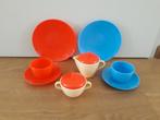 retro - kunststof kinderserviesje uit de jaren 60, Verzamelen, Retro, Ophalen of Verzenden, Overige typen