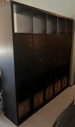 Ikea Kallax kast 5x5 vaks 182x182 cm incl. inzetten, Ophalen, Gebruikt, 150 tot 200 cm, 150 tot 200 cm