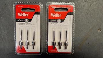 6x Weller soldeerkoppen soldeerbout. NIEUW!!! beschikbaar voor biedingen