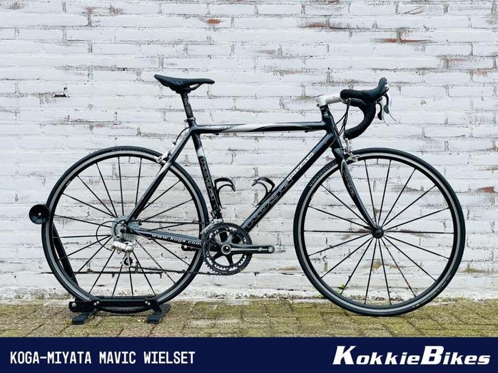 Koga-Miyata FullProScandium Zwart/Zilver 56cm, Fietsen en Brommers, Fietsen | Racefietsen, Gebruikt, Koga Miyata, 53 tot 57 cm