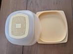 Tupperware kaasdoos kaasstolp CheesSmart  geel 16x15, Huis en Inrichting, Keuken | Tupperware, Ophalen of Verzenden, Zo goed als nieuw