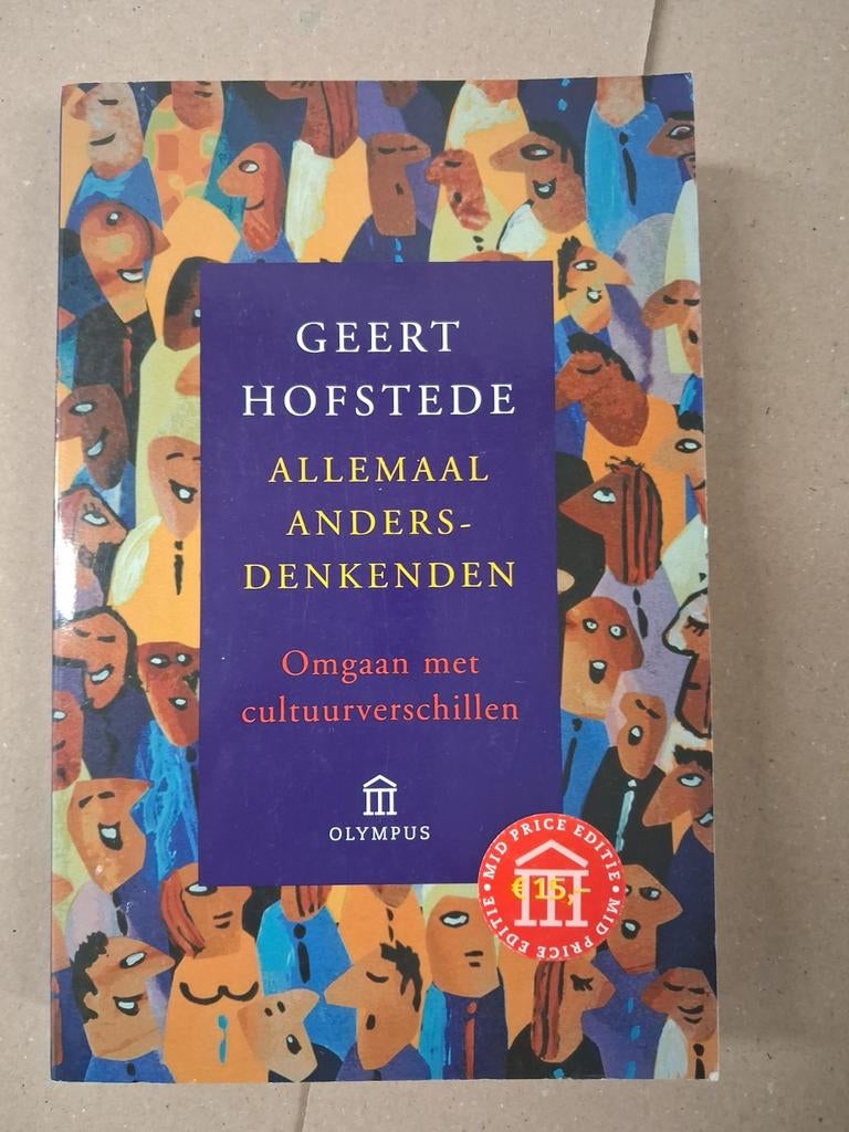 Allemaal Anders-Denkenden - Geert Hofstede, Maatschappij en Samenleving, Zo goed als nieuw, Wereld, Geert Hofstede