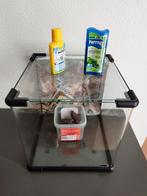 Superfish aquarium met glasplaat, Dieren en Toebehoren, Vissen | Aquaria en Toebehoren, Ophalen, Gebruikt, Leeg aquarium
