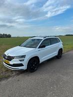 Skoda Karoq 1.5 TSI ACT Sportline 150pk Dsg-7 2020 Wit, Auto's, Stof, 1498 cc, 4 cilinders, Wit