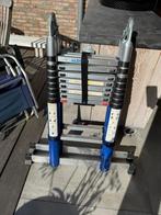 Telescopische Vouwladder, Doe-het-zelf en Verbouw, Ophalen, Zo goed als nieuw, 2 tot 4 meter