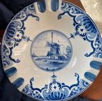 Delfts Blauw Asbak met Molen, Antiek en Kunst, Ophalen of Verzenden
