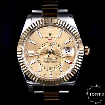 Rolex Sky-Dweller champagne dial 326933 Top Fullset 12-2021 beschikbaar voor biedingen