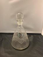 Antieke Karaf glas met stop, Antiek en Kunst, Antiek | Glas en Kristal, Ophalen of Verzenden