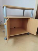 Kastje met wieltjes - TV-meubeltje, Huis en Inrichting, Kasten | Ladekasten, Ophalen, 1 of 2 laden, 50 tot 100 cm, Zo goed als nieuw