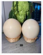 Pasen Twee Struisvogel Eieren - prijs per stuk decoratief, Antiek en Kunst, Ophalen of Verzenden