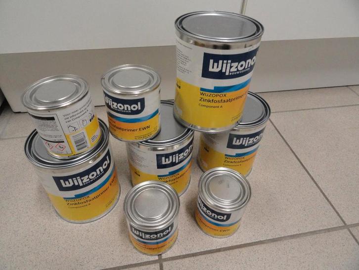 WIJZONOL WIJZOPOX ZINKFOSFAAT PRIMER 2 COMPONENTEN GRIJS, Doe-het-zelf en Verbouw, Verf, Beits en Lak, Nieuw, Verf, Minder dan 5 liter