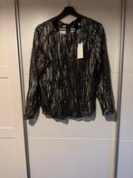 Sissy Boy Blouse - Zwart/Goud - Maat S, Ophalen of Verzenden, Nieuw, Maat 36 (S), Zwart