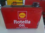 Shell olieblik Rotella oil jerrycan, Verzamelen, Blikken, Overige merken, Gebruikt, Overige, Ophalen of Verzenden