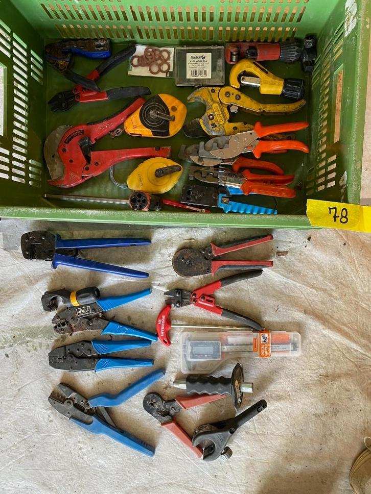 Gereedschap voor Elektriciens en Installateurs - alles moet, Doe-het-zelf en Verbouw, Overige Doe-het-zelf en Verbouw, Gebruikt